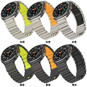 Dernier modèle de bracelet de montre en titane magnétique Aibangjia pour Watch 8 Classic & Ultra - Étanche et durable - 22 mm - Product Image 2