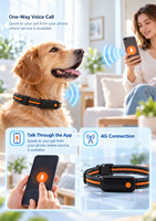 Collier intelligent pour animaux de compagnie QKEE AI avec GPS Tracker, moniteur de fréquence cardiaque AI, positionnement en temps réel 4G LTE, étanche IP67, localisateur pour chien et chat