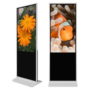 Kiosco con Pantalla Táctil IPS Android WIFI, Reproductor de Publicidad Inteligente con Pantalla LCD FHD para Interiores, Soporte de Piso para Ascensores y Tiendas Minoristas - Product Image 1