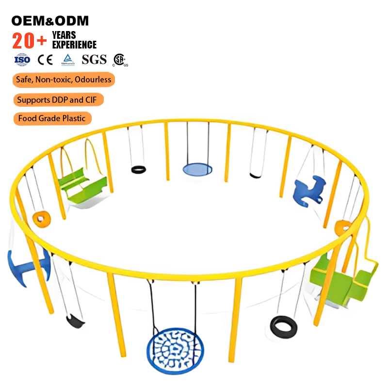 Commercial Multi person Swing Steel Plastic