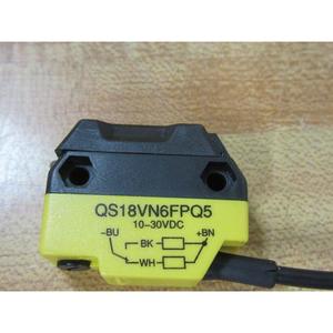 Sensor Fotoeléctrico Banner Engineering QS18VN6FPQ5, 10-30 VCC, Salida NPN, Cable Pigtail M8 QD - Product Image 2