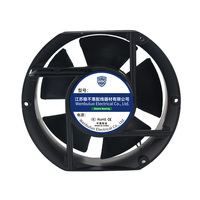 Ventilateur axial AC industriel WBO, ventilateur d'évacuation fiable à boîtier métallique pour la ventilation des armoires de serveurs