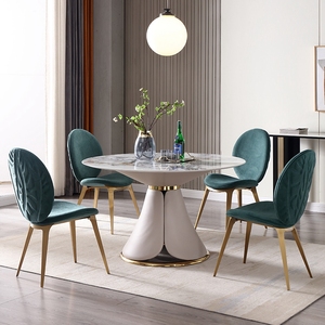 <span class=keywords><strong>Chaise</strong></span> de salle à manger moderne de luxe en or vert chambre à coucher salon salle de sport appartement villa utilisation salle à manger maison meubles de banquet usage - Product Image 4