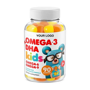 OEM bebas Gluten Formula imun tambahan otak olahraga Mata kesehatan meningkatkan perhatian anak-anak Omega3 6 9 Gummies Vitamin C - Product Image 1