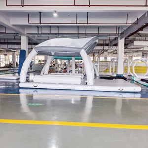 Plateforme flottante de luxe pour yacht, en matériau DWF, capacité de 500 kg pour 5 à 10 personnes, idéale pour les centres de villégiature, les plages et les piscines - Product Image 3