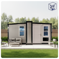 Ray-Zen 700, maison-conteneur compacte, moderne, extensible, mini-luxe, en acier galvanisé asiatique, panneau sandwich, imperméable, hôtel, villa