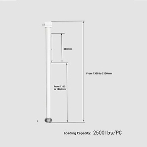<span class=keywords><strong>Accesorios</strong></span> <span class=keywords><strong>RV</strong></span> Elevador de mano manual Jack con pierna de caída para gatos de nivelación de remolque de camión Juego de 4 - Product Image 3