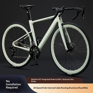 Bicicleta de Carretera de Competición 700C, Cuadro de Aleación sin Costuras, Grupo 20S L-TWOO, Freno de Disco Hidráulico, Manillar Integrado, Bicicleta Ultraligera - Product Image 3