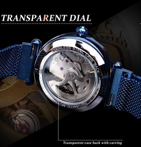 <span class=keywords><strong>Orologio</strong></span> Meccanico <span class=keywords><strong>Automatico</strong></span> di Lusso per <span class=keywords><strong>Donna</strong></span> in Acciaio Inossidabile con Quadrante Diamantato Lancette Luminose Impermeabile - Product Image 5