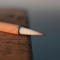 Pennello per Calligrafia in Pelo di Capra con Confezione di Lusso Personalizzata, Pennello per Scrittura Corsiva