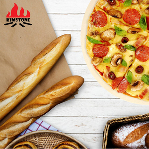 <span class=keywords><strong>Pierre</strong></span> à pizza ronde <span class=keywords><strong>en</strong></span> céramique KIMSTONE <span class=keywords><strong>pour</strong></span> <span class=keywords><strong>barbecue</strong></span> au charbon de bois de 13 pouces, résistante aux hautes températures, <span class=keywords><strong>pour</strong></span> cuisine extérieure et camping - Product Image 4