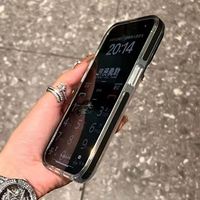 Coque de téléphone transparente de luxe pour iPhone 16 15 14 13 12 11 Pro Max X Xs Max XR Housse en TPU souple transparente antichoc