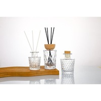 Diffuseurs de parfum d'intérieur décoratifs en forme ronde, flacons vides pour diffuseurs à bâtonnets, 100 ml et 150 ml