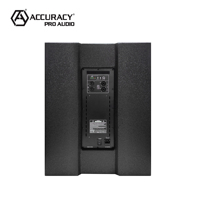 Accuracy Pro Audio WQ15D1 Altavoz Activo de Madera de 700W, Subwoofer de 15 Pulgadas, Caja Amplificadora, Subwoofers Activos de 15 Pulgadas