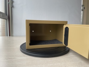 Caja Fuerte con Base Giratoria y Cerradura Electrónica Integrada, Gabinete de Seguridad Antirrobo de Acero, Apto para la Seguridad del Hogar y la Oficina - Product Image 5