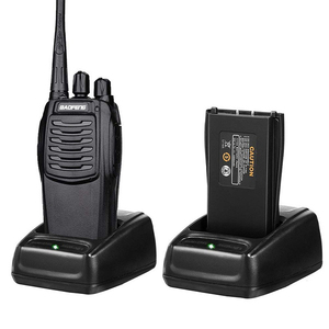 Radio Baofeng Bf C1 2W UHF V0X Dengan Senter Mic Ht Ham Radio Dua Arah Transmitter Portabel Handheld Walkie Talkie Jangkauan Jauh - Product Image 1