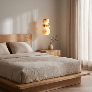 Nordic Personalized Alabaster Copper Chandelier Designer Art Decoration Porch Study Bedroom Bedside Dining Room <strong>Corridor</strong> <strong>Lights</strong> - Product Image 2