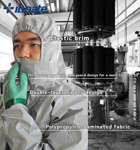 Combinaison de peinture réutilisable en nylon confortable de qualité supérieure Combinaison de peinture respirante antistatique - Product Image 5