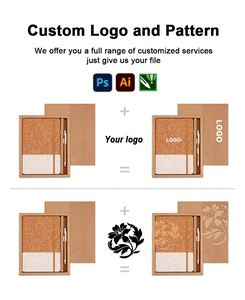 Premium Customizable PU Leather Business Notebook Gift Set <b>Pen</b> Silk Screen Printed High-End Corporate Promotional Gifts for - Product Image 6