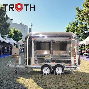 Truth American Standard Food Crepe Helado Pizza <span class=keywords><strong>Caravana</strong></span> Remolque Calamar Anillo Camión de comida a la venta Cocina móvil Remolque de comida - Product Image 1