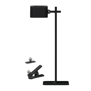 Lampada da Tavolo LED Magnetica 3W con Batteria Ricaricabile USB, Dimmerabile al Tocco, 3-in-1 Colorata per Illuminazione da Ufficio e Lettura, Nera SKU-23411 - Product Image 1