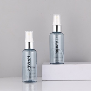 Bottles Pcr Bottle Plastic Bottle Cosmetic Bottles Luxury Containers PET PCR Plastic Toner Water Serum Portable Cap Sprayer Pump Bottle 60ml