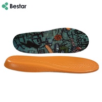 Semelles de skateboard en gros en mousse PU, excellent amorti, dessus en tissu imprimé graffiti, inserts de chaussures pour chaussures de skate