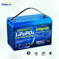 Batterie de remplacement pour chariot élévateur 12V 200AH, batterie prismatique LFP haute capacité pour chariot élévateur tout-terrain, UL UN38.3 CE RoHS personnalisée