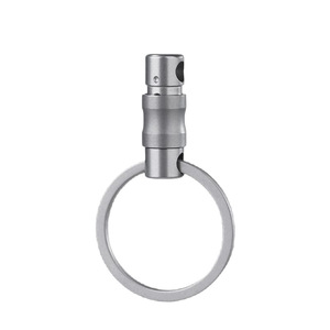 Titanium alloy anti-detachment quick-release <b>car</b> <b>key</b> <b>ring</b> connector buckle two-way universal <b>ring</b> male and female buckle EDC - Product Image 5