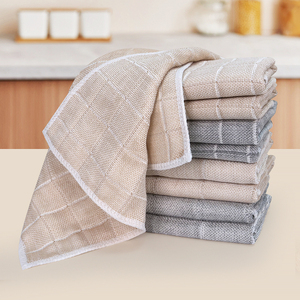 Paño de Cocina Cuadrado de Algodón Reutilizable, Ecológico, Resistente al Aceite, Sin Pelusas, Grueso, de Secado Rápido y Altamente Absorbente para el <span class=keywords><strong>Hogar</strong></span> - Product Image 3