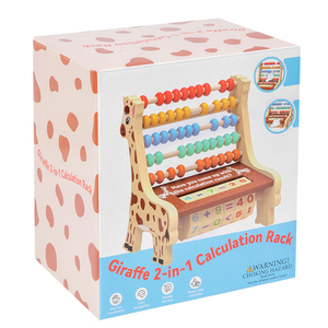 Abacus en bois enfants début mathématiques apprentissage numéros comptage calcul perles Montessori éducatif à vendre - Product Image 2