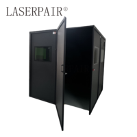 Cabine de sécurité laser certifiée EN12254, nouvelle, en fibre laser, avec protection oculaire pour lasers