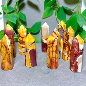 Vente en gros de cristaux de jaspe Mookaite naturels, pierres précieuses énergétiques Reiki pour la méditation et la décoration de la maison - Product Image 1