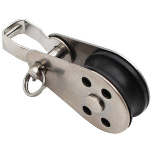 Poulie en acier inoxydable M25 avec roue en nylon pour réparation et remplacement de matériel marin de bateau - Product Image 1