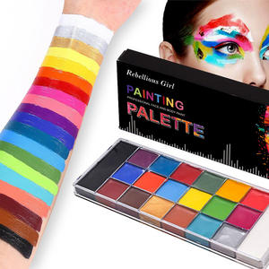 Professionnel Non Toxique SafeTattoo Halloween <span class=keywords><strong>FX</strong></span> Party Artiste Fantaisie <span class=keywords><strong>Maquillage</strong></span> Peinture Kit Visage Corps Peinture Ensemble pour Enfants et Adulte - Product Image 3