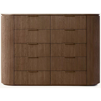 Table de toilette à 10 tiroirs en bois massif R