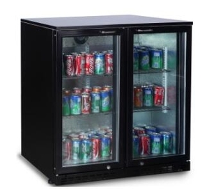 Vitrina Refrigerada Vertical de Doble Capa de Vidrio Templado para Bebidas, 230l, para Restaurantes y Hoteles, Modelo DDS-193WBT - Product Image 2