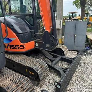 Excavadora Hitachi ZX55 de 5,5 toneladas usada en stock para ingeniería, construcción, motor de núcleo, bomba de engranajes, componentes de rodamiento incluidos - Product Image 4