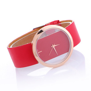 นาฬิกาควอทซ์ดีไซน์โปร่งใสทันสมัยมินิมอลมีสไตล์และหรูหรา - Product Image 5