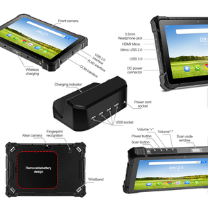 IP67 Không Thấm Nước Chống Bụi 4G 64GB RFID QR Pin Lớn NFC Chức Năng Mã Quét Tùy Chọn S10a 10.1 Inch Gồ Ghề Máy Tính Bảng - Product Image 4