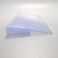 Supermarché Épicerie PVC Extrudé Prix Bande en Plastique Étagère Talker Porte-Étiquette Clip pour Billet pour Magasin