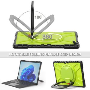 Étui pour accessoires de tablette antichoc en TPU de 13 pouces pour Microsoft <span class=keywords><strong>Surface</strong></span> <span class=keywords><strong>Pro</strong></span> <span class=keywords><strong>8</strong></span> PC avec béquille de protection arrière rigide - Product Image 4