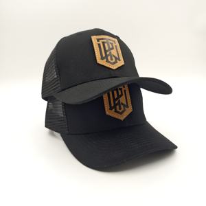 Gorras de Béisbol Trucker Personalizadas de Alta Calidad para Exteriores, de 6 Paneles, con Parche de Cuero de Rizo y Malla, para Ciclismo, Playa, Hip Hop - Product Image 2