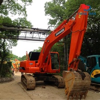 Excavatrice hydraulique d'occasion Doosan DX225, 21,5 tonnes, pour travaux de construction