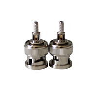 Conector de buen rendimiento, conector macho BNC, cable de crimpado RG316 RG174 RG179