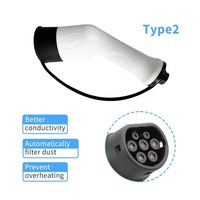 Chargeur EV portable HPConnect réglable IEC 62196 Type 2 Niveau 2 pour la maison avec prise CEE bleue