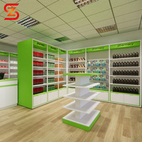 Meubles de pharmacie sur mesure pour la décoration de présentoirs de vente au détail, étagères et armoires en verre pour l'aménagement de magasins de pharmacie