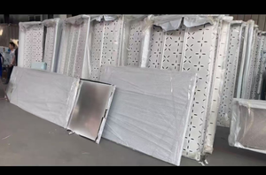 Çin toptancı delikli Metal plaka çapraz delik şekilli paslanmaz çelik balkonlar için delikli Metal plaka - Product Image 6