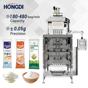 Máquina Selladora de Cinco Columnas para Café en Polvo, Producción de Bebidas, Bolsas Automáticas, Llenado y Sellado de Bolsas de Plástico, Productos Alimenticios y Químicos - Product Image 6
