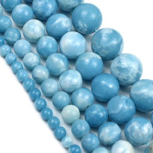 Di alta qualità naturale lucido <span class=keywords><strong>cielo</strong></span> blu pietre branelli della pietra preziosa dei branelli dei monili per monili che fanno (AB1790) - Product Image 5